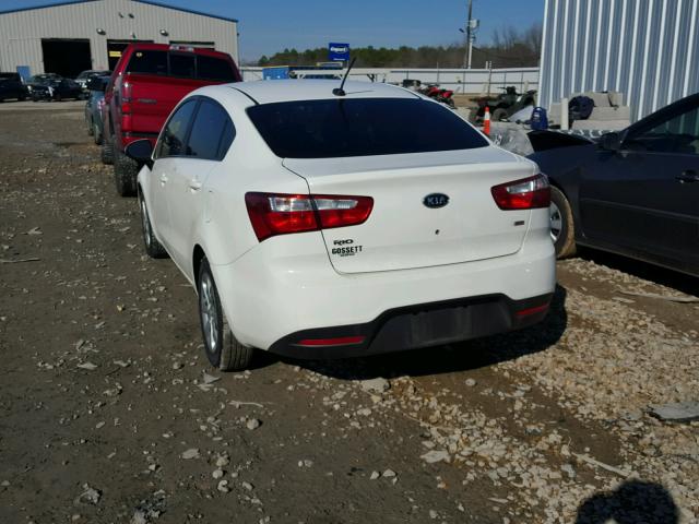 KNADM4A31C6094040 - 2012 KIA RIO LX Սպիտակ լուսանկար 3