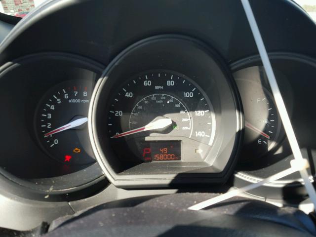 KNADM4A31C6094040 - 2012 KIA RIO LX Սպիտակ լուսանկար 8