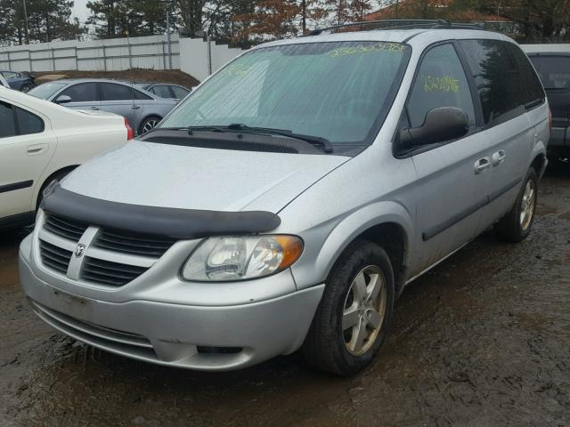 1D4GP45R46B744676 - 2006 DODGE CARAVAN SX SILVER photo 2