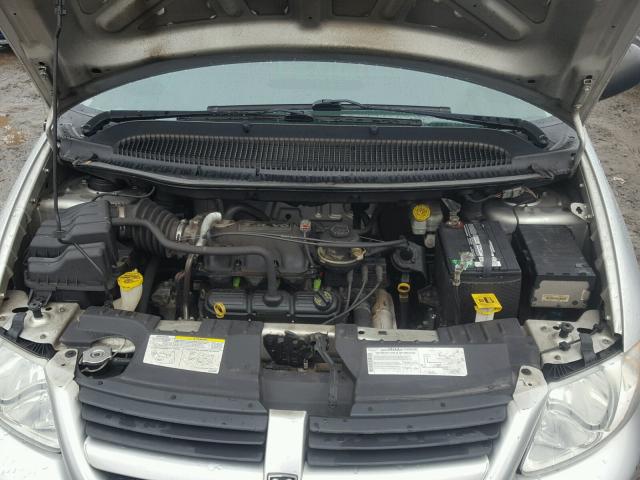 1D4GP45R46B744676 - 2006 DODGE CARAVAN SX SILVER photo 7