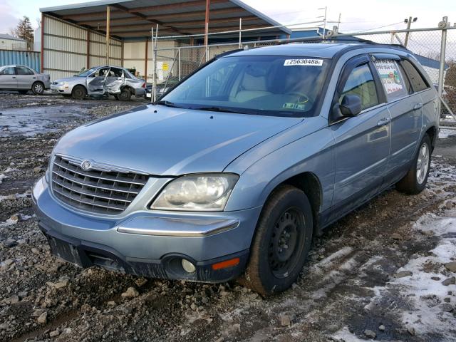 2C8GF68465R373689 - 2005 CHRYSLER PACIFICA T BLUE photo 2