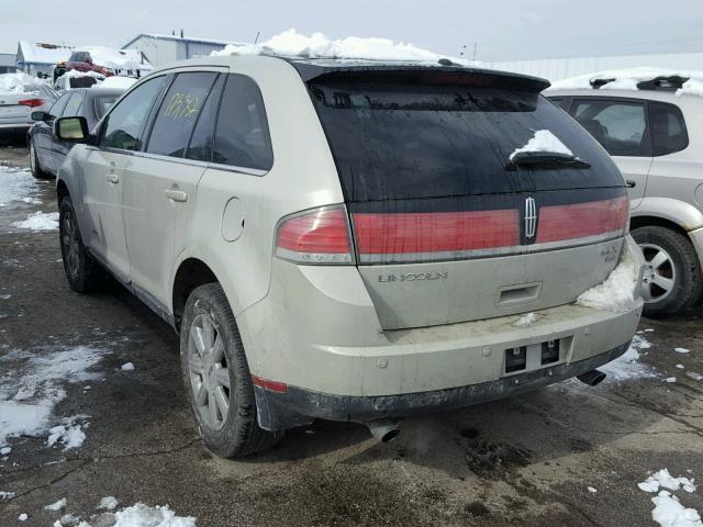 2LMDU88C57BJ16063 - 2007 LINCOLN MKX TAN photo 3