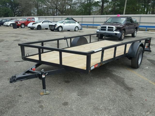 59MBU1419HH000740 - 2017 UTILITY TRAILER BLACK photo 2
