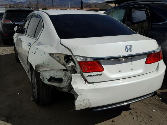 1HGCR2F37EA063731 - 2014 HONDA ACCORD LX WHITE photo 3