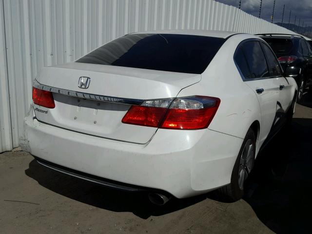 1HGCR2F37EA063731 - 2014 HONDA ACCORD LX WHITE photo 4