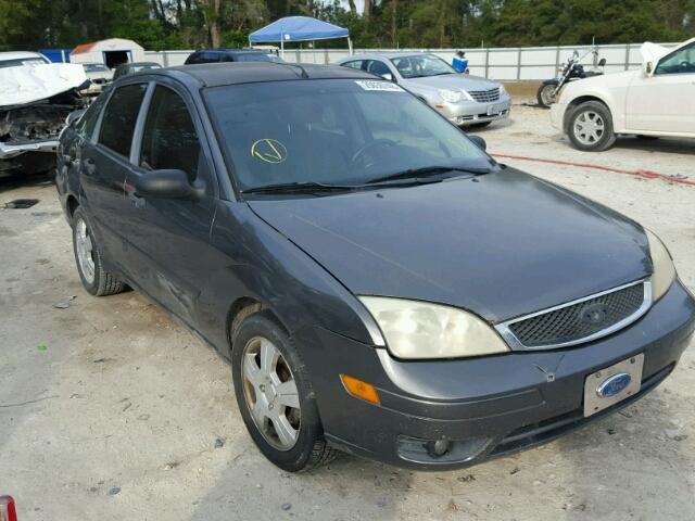 1FAFP34N27W274844 - 2007 FORD FOCUS ZX4 GRAY photo 1