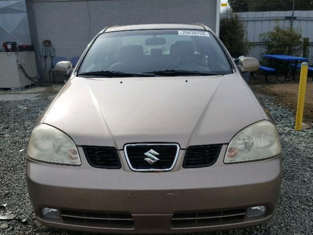 KL5JJ52Z64K992414 - 2004 SUZUKI FORENZA LX TAN photo 9