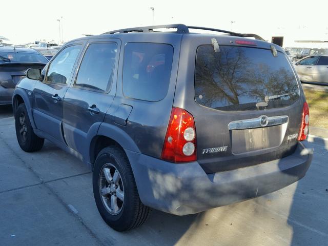 4F2YZ02Z26KM05651 - 2006 MAZDA TRIBUTE I GRAY photo 3