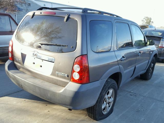 4F2YZ02Z26KM05651 - 2006 MAZDA TRIBUTE I GRAY photo 4