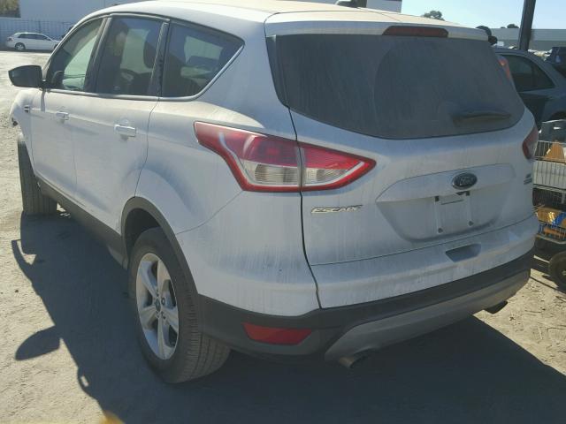 1FMCU9GX3FUC89879 - 2015 FORD ESCAPE SE WHITE photo 3