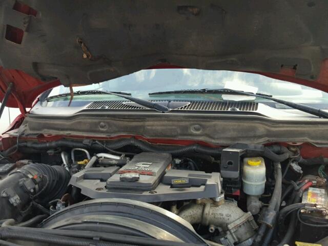 1D7KS28A87J597632 - 2007 DODGE RAM 2500 S RED photo 7