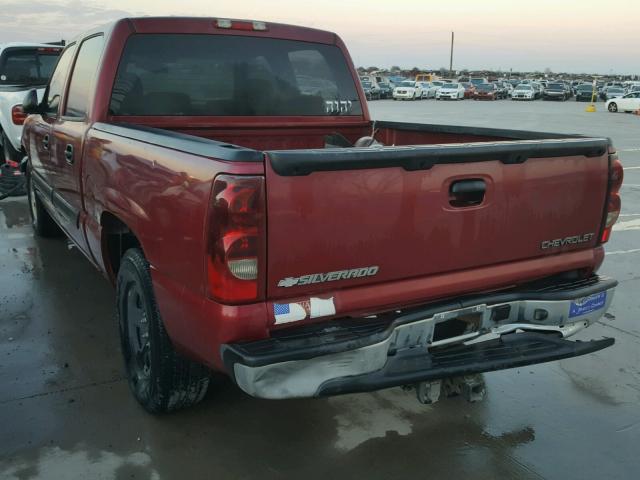 2GCEC13T341393382 - 2004 CHEVROLET SILVERADO MAROON photo 3