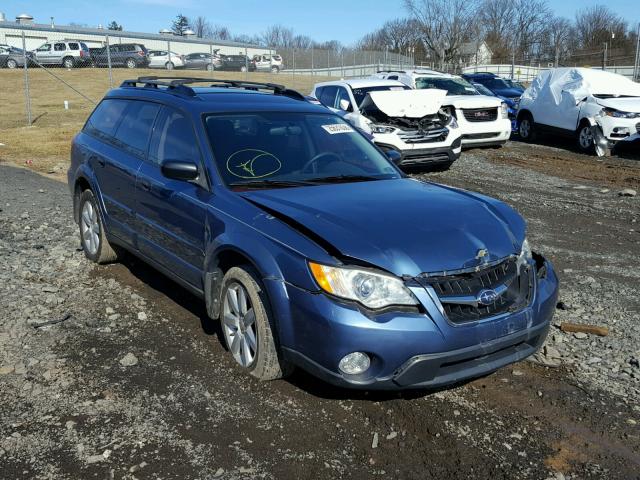 4S4BP61C687304755 - 2008 SUBARU OUTBACK 2. BLUE photo 1