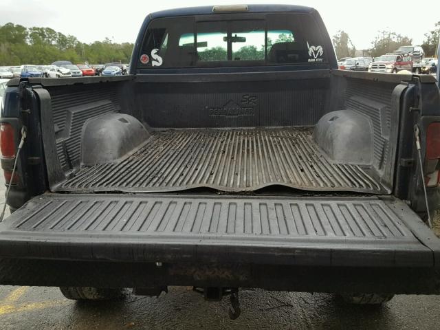 1B7KF23Z51J556314 - 2001 DODGE RAM 2500 BLUE photo 9