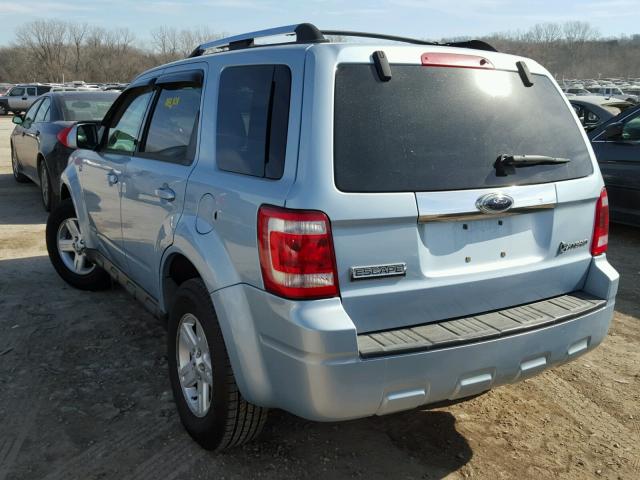 1FMCU49H88KE68796 - 2008 FORD ESCAPE HEV SILVER photo 3