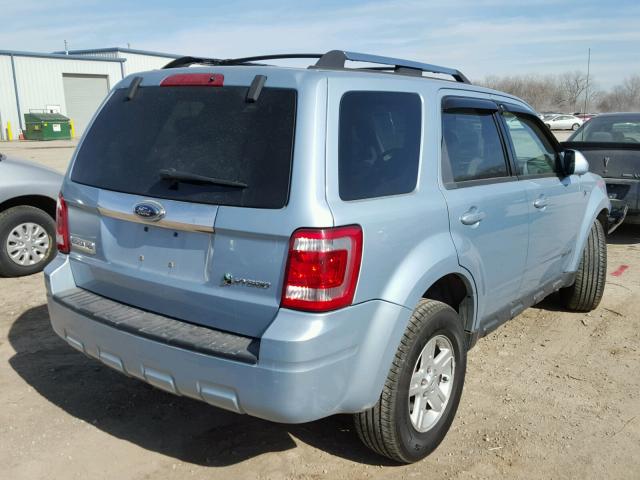 1FMCU49H88KE68796 - 2008 FORD ESCAPE HEV SILVER photo 4