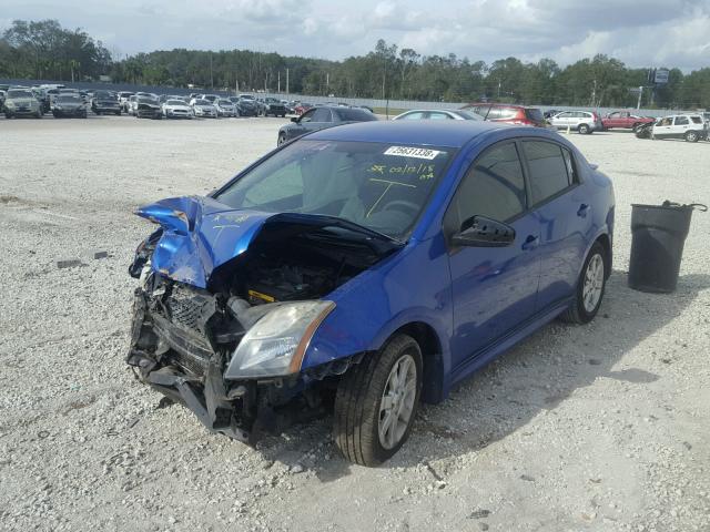 3N1AB6AP1AL689941 - 2010 NISSAN SENTRA 2.0 BLUE photo 2