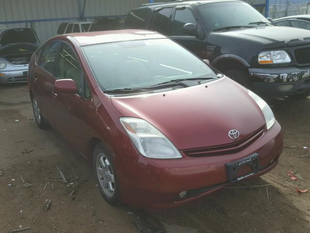 JTDKB20U457037746 - 2005 TOYOTA PRIUS RED photo 1