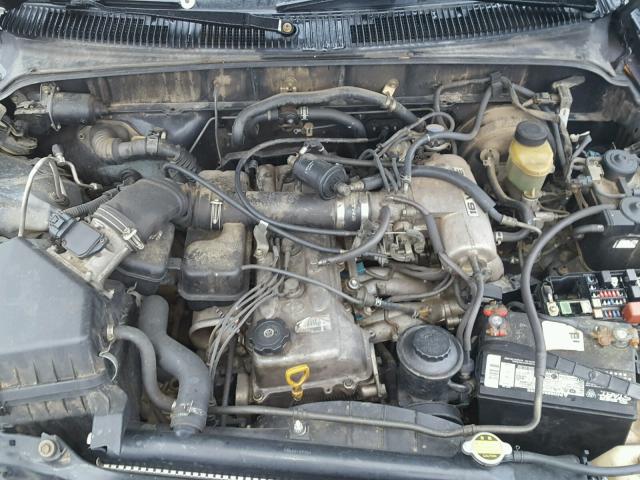 4TANL42N7WZ139748 - 1998 TOYOTA TACOMA BLACK photo 7