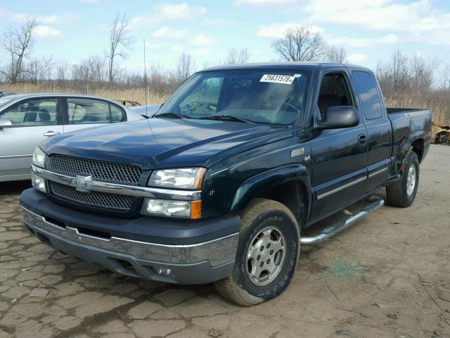 1GCEK19T94E155836 - 2004 CHEVROLET SILVERADO GREEN photo 2