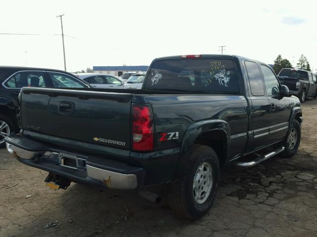 1GCEK19T94E155836 - 2004 CHEVROLET SILVERADO GREEN photo 4