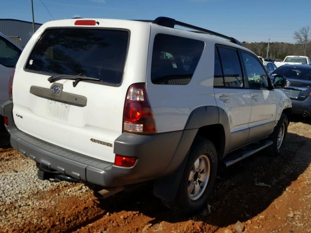 JTEZT14R730002809 - 2003 TOYOTA 4RUNNER SR WHITE photo 4