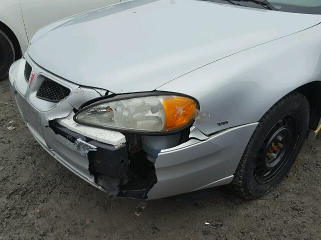1G2NF52E94C248959 - 2004 PONTIAC GRAND AM S SILVER photo 9