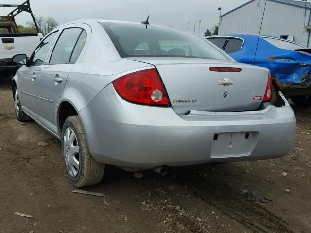 1G1AD5F55A7154777 - 2010 CHEVROLET COBALT 1LT SILVER photo 3