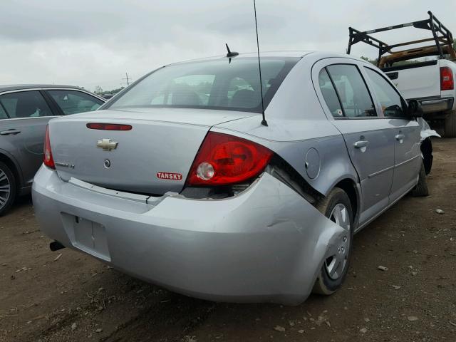 1G1AD5F55A7154777 - 2010 CHEVROLET COBALT 1LT SILVER photo 4