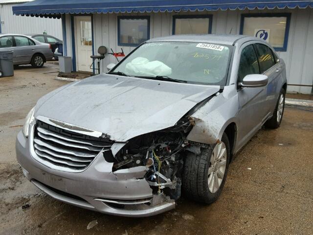 1C3CCBBB3DN521905 - 2013 CHRYSLER 200 TOURIN SILVER photo 2