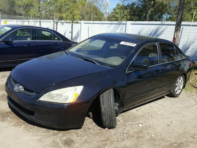 1HGCM665X3A053022 - 2003 HONDA ACCORD EX BLACK photo 2