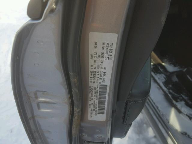 1C4RDHAG4GC502234 - 2016 DODGE DURANGO SX GRAY photo 10