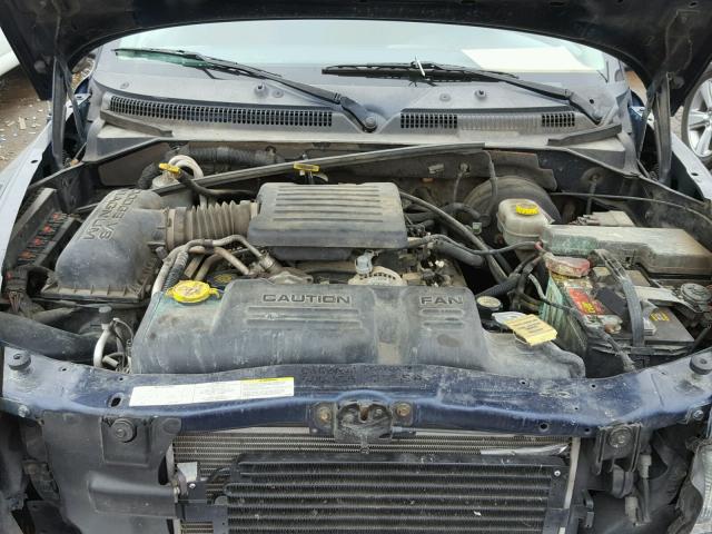 1D7HL48N53S157278 - 2003 DODGE DAKOTA QUA BLUE photo 7