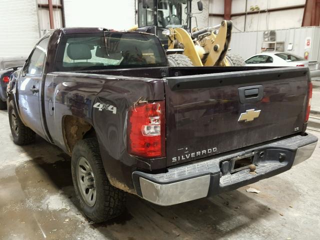 1GCEK14X18Z325549 - 2008 CHEVROLET SILVERADO BLACK photo 3