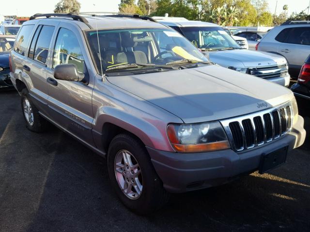 1J4GX48S72C130814 - 2002 JEEP GRAND CHER GRAY photo 1