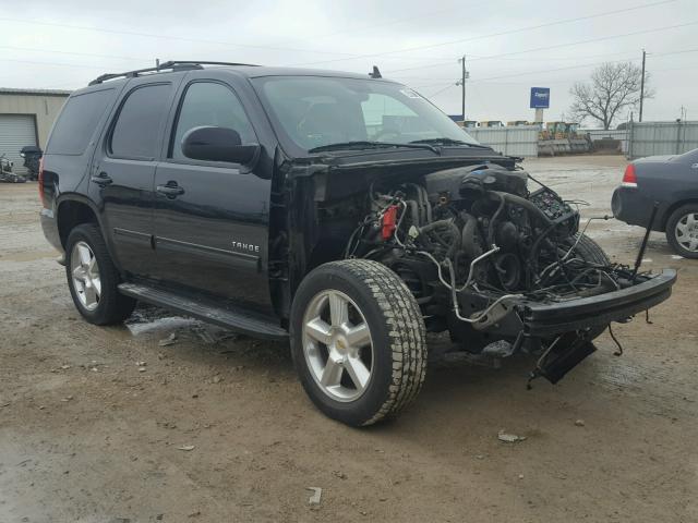 1GNSCBE04DR244425 - 2013 CHEVROLET TAHOE C150 BLACK photo 1