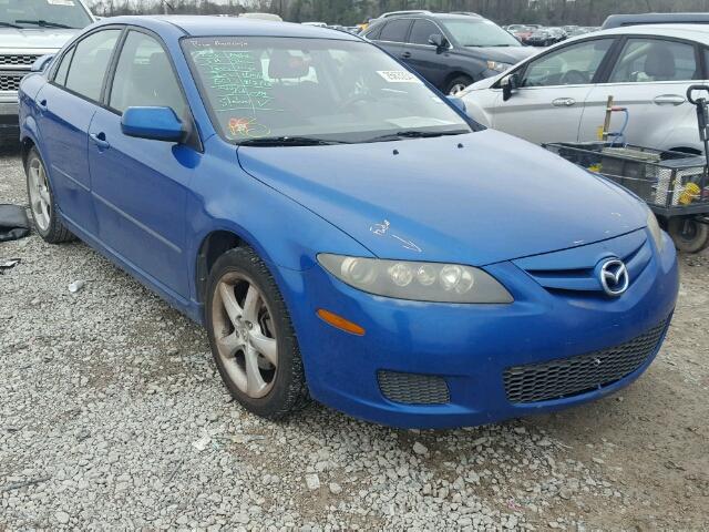 1YVHP84CX85M03168 - 2008 MAZDA 6 I BLUE photo 1