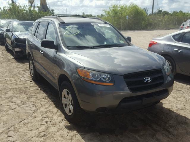 5NMSG73DX9H314473 - 2009 HYUNDAI SANTA FE G GRAY photo 1