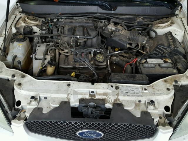 1FAFP53UX5A302551 - 2005 FORD TAURUS SE WHITE photo 7