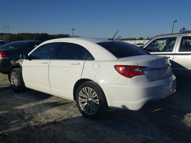 1C3CCBAB6CN274038 - 2012 CHRYSLER 200 LX WHITE photo 3