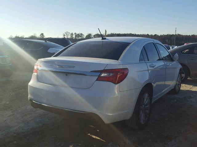 1C3CCBAB6CN274038 - 2012 CHRYSLER 200 LX WHITE photo 4