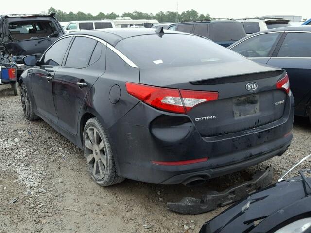 KNAGR4A6XB5151736 - 2011 KIA OPTIMA SX BLACK photo 3