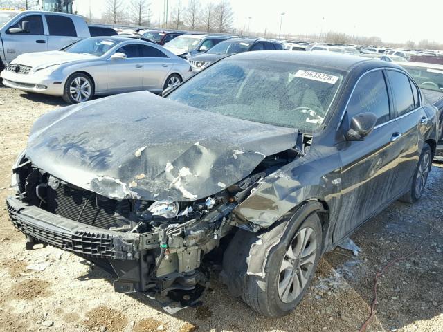 1HGCR2F35FA053488 - 2015 HONDA ACCORD LX GREEN photo 2