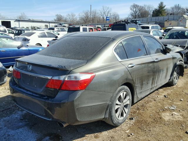 1HGCR2F35FA053488 - 2015 HONDA ACCORD LX GREEN photo 4