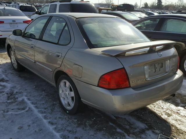 3N1CB51D55L594619 - 2005 NISSAN SENTRA 1.8 TAN photo 3