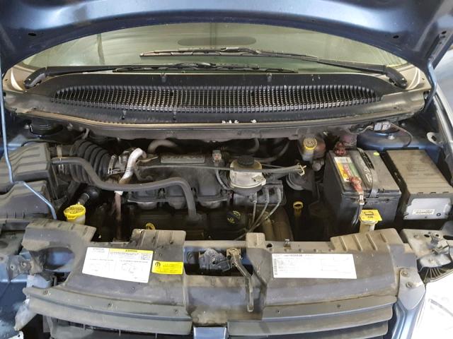 2D4GP44L57R204978 - 2007 DODGE GRAND CARA BLUE photo 7