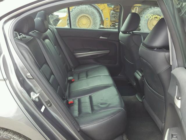 1HGCP26879A156160 - 2009 HONDA ACCORD EXL GRAY photo 6