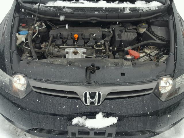 2HGFG12808H545140 - 2008 HONDA CIVIC EX შავი ფოტო 7