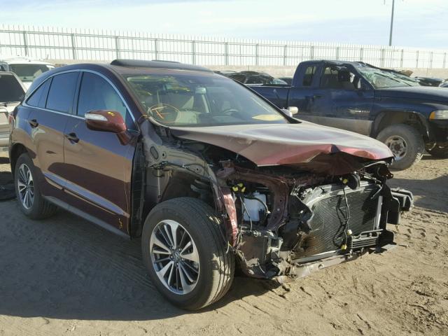 5J8TB4H7XHL034815 - 2017 ACURA RDX ADVANC MAROON photo 1