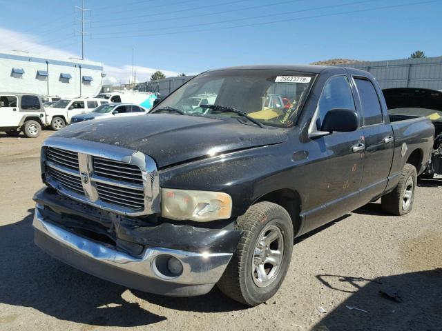 1B7HA18N72J100924 - 2002 DODGE RAM 1500 BLACK photo 2